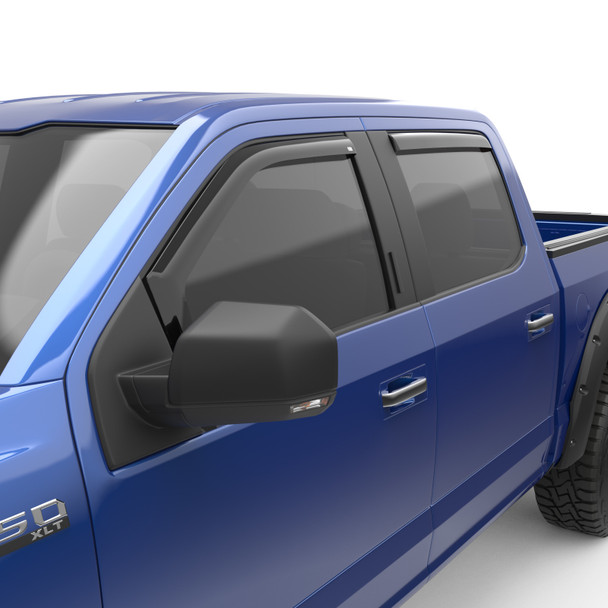 EGR 573471 SlimLine In-Channel WindowVisors Set of 4