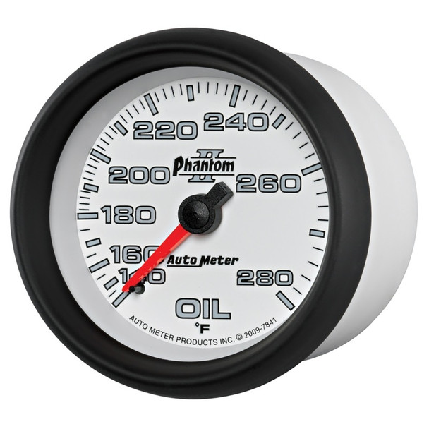 AutoMeter 7841 Phantom II Mechanical Oil Temperature Gauge