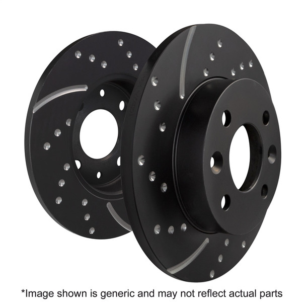 EBC Brakes GD7809 3GD Series Sport Slotted Rotors Fits Corolla Corolla Cross