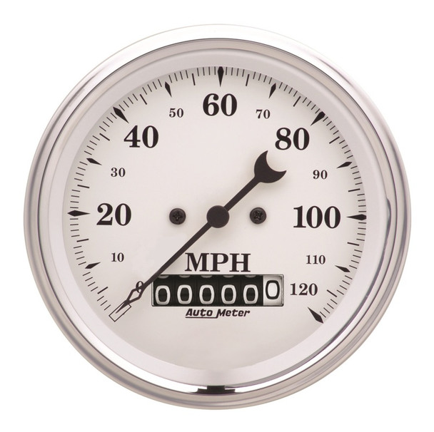 AutoMeter 1679 Old Tyme White Electric Programmable Speedometer