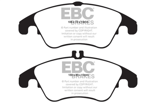 EBC Brakes UD1342 Ultimax  Brake Pads Fits 10-17 C300 E250 E350 E400