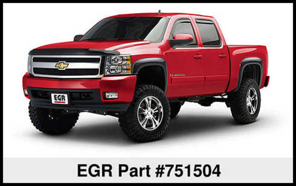 EGR 751504 Rugged Look Fender Flare Set of 4
