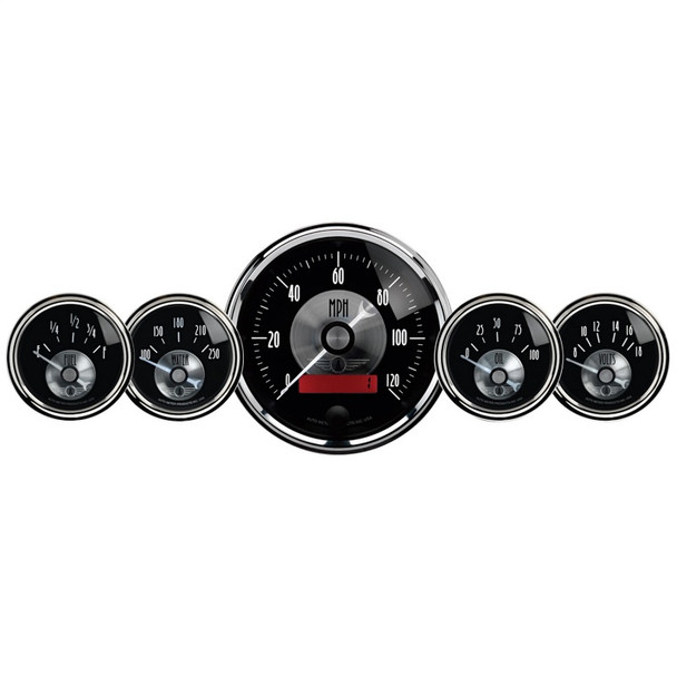 AutoMeter 2001 Prestige Series Black Diamond Gauge Kit