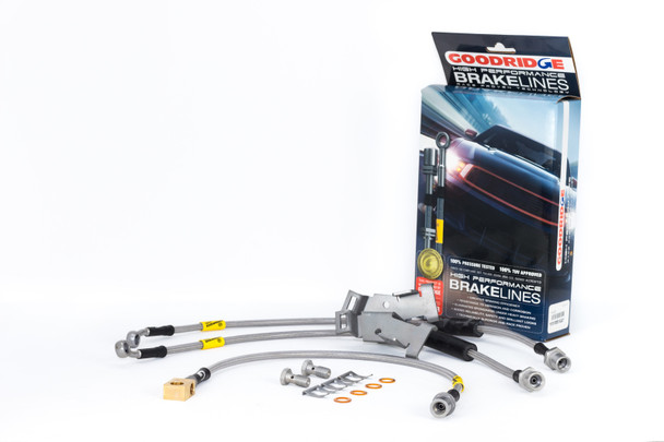 Goodridge USA 14125 G-STOP SS Braided Brake Line Kit Fits 08-13 Silverado 1500