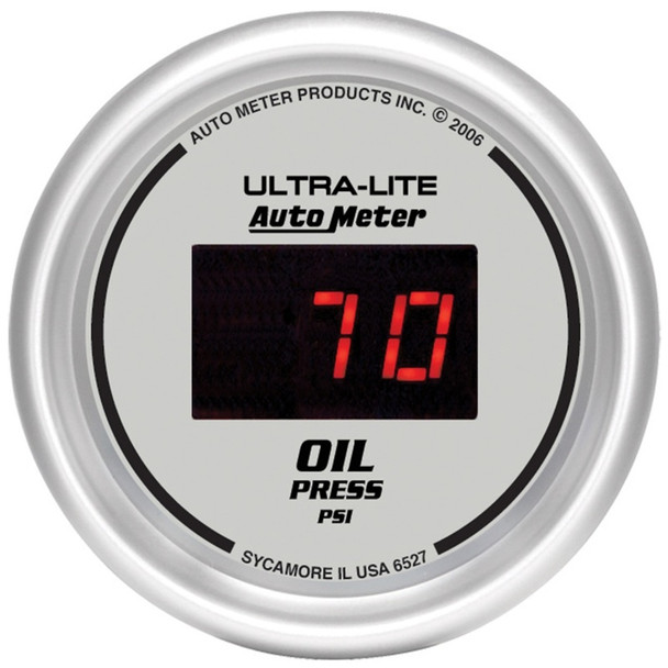 AutoMeter 6527 Ultra-Lite Digital Oil Pressure Gauge
