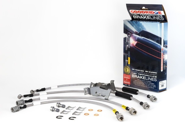 Goodridge USA 14124 G-STOP SS Braided Brake Line Kit Fits 08-13 Silverado 1500