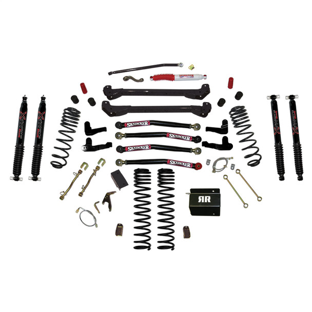 Skyjacker TJ60RR1LTK-B Long Arm Suspension Lift Kit w/ Shocks Fits Wrangler (TJ)