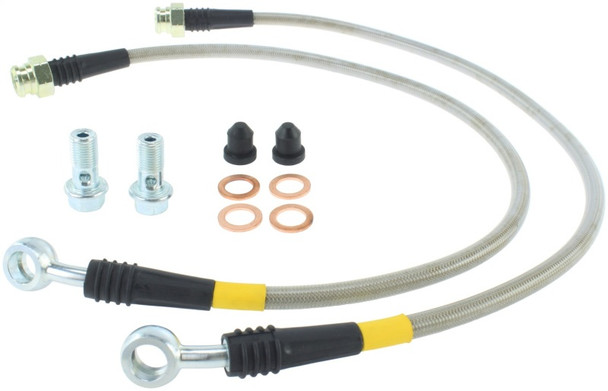 StopTech 950.62017 Stainless Steel Braided Brake Hose Kit Fits 14-15 Corvette