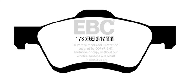 EBC Brakes UD10471 Ultimax  Brake Pads Fits 10-12 Escape