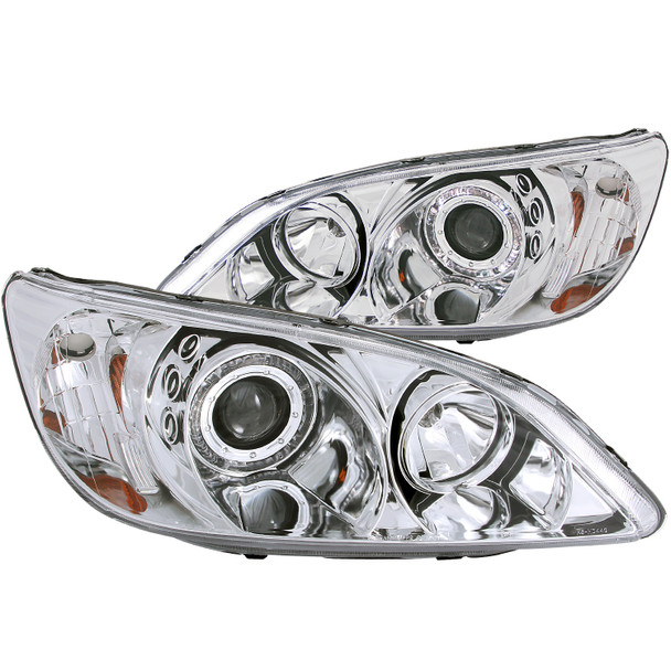 Anzo USA 121060 Projector Headlight Set w/Halo Fits 04-05 Civic