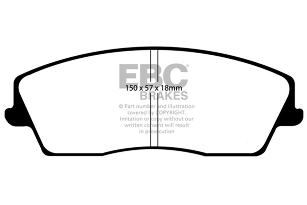 EBC Brakes UD1056 Ultimax  Brake Pads Fits 05-23 300 Challenger Charger Magnum