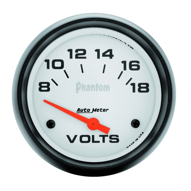 AutoMeter 5891 Phantom Electric Voltmeter Gauge