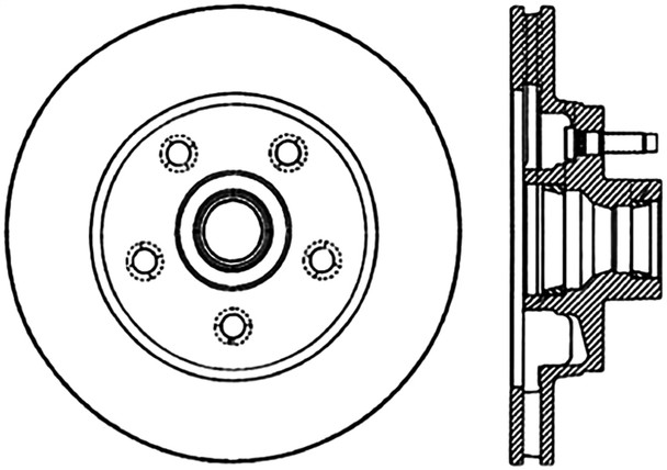 StopTech 127.61018CR Disc Brake Rotor
