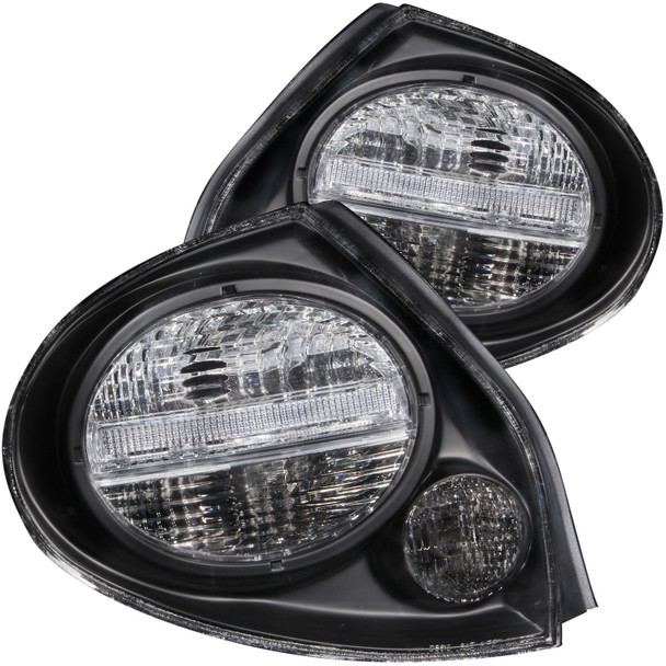 ANZO For 2000-2003 Nissan Maxima Taillights Black