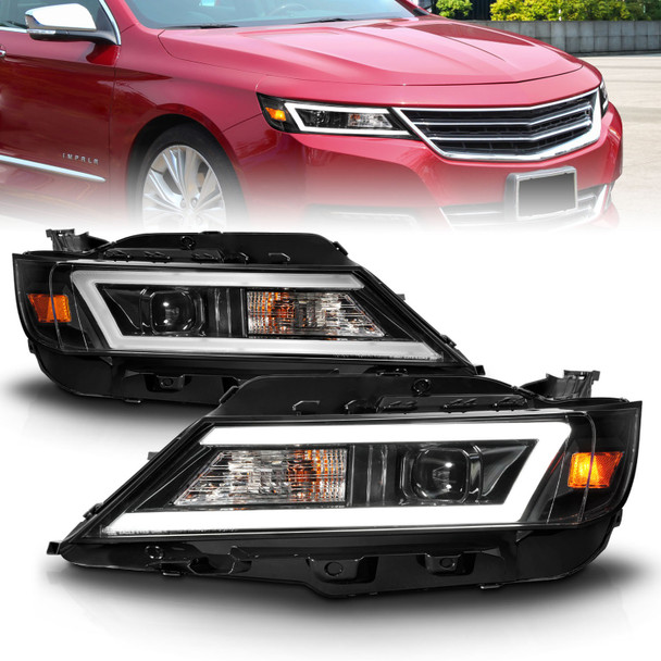 Anzo USA 121574 Projector Headlight Set Fits 14-20 Impala