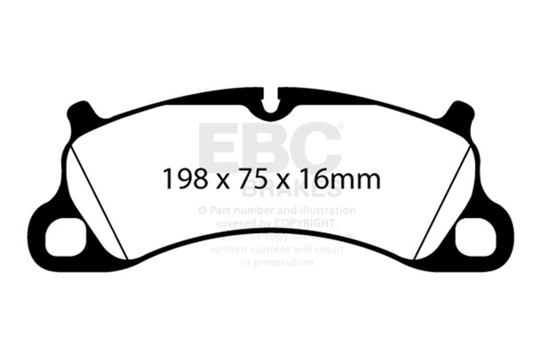 EBC DP42144R Yellowstuff Brake Pad Sets- DP42144R