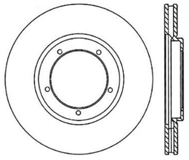 StopTech 128.37018L Disc Brake Rotor