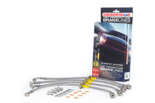Goodridge USA 20105 G-STOP SS Braided Brake Line Kit Fits 04-08 TSX
