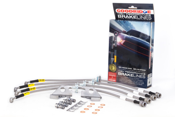Goodridge USA 23226 G-STOP SS Braided Brake Line Kit Fits 15-17 SS