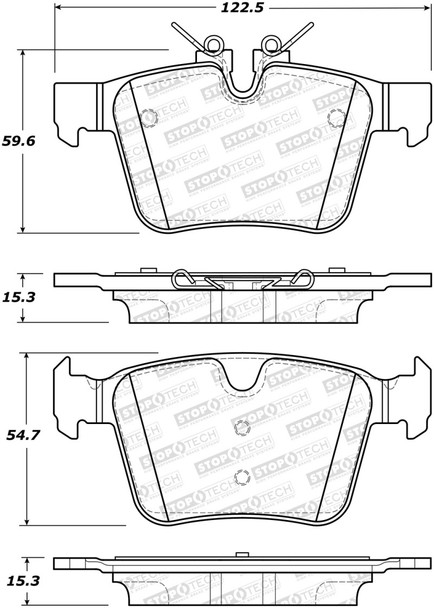 StopTech 308.18210 StopTech Street Brake Pads