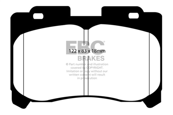 EBC DP41004R Yellowstuff Brake Pad Sets- DP41004R