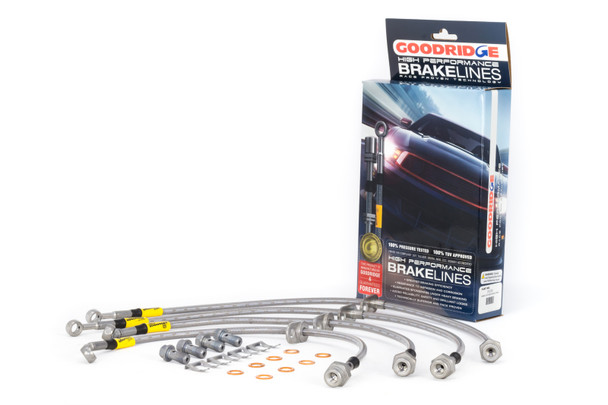 Goodridge USA 20028 G-STOP SS Braided Brake Line Kit Fits 13-15 ILX