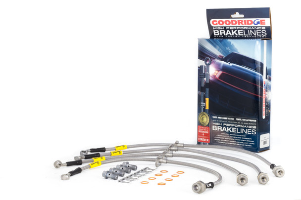 Goodridge USA 20109 G-STOP SS Braided Brake Line Kit Fits 14-17 MDX Pilot