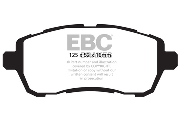 EBC DP42002R Yellowstuff Brake Pad Sets- DP42002R
