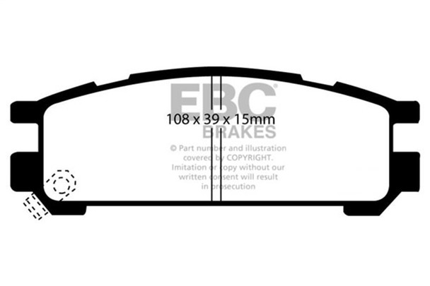 EBC DP3821C Redstuff Brake Pad Sets- DP3821C