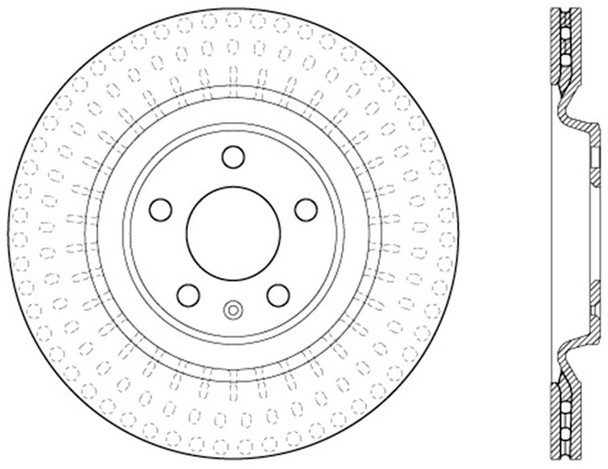 StopTech Drilled Sport Brake Rotors (Part# 128.33137L)