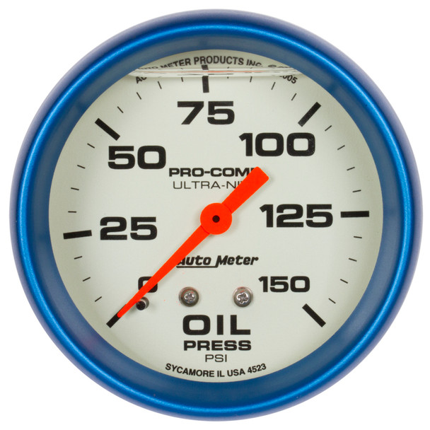 AutoMeter 4223 Ultra-Nite Oil Pressure Gauge