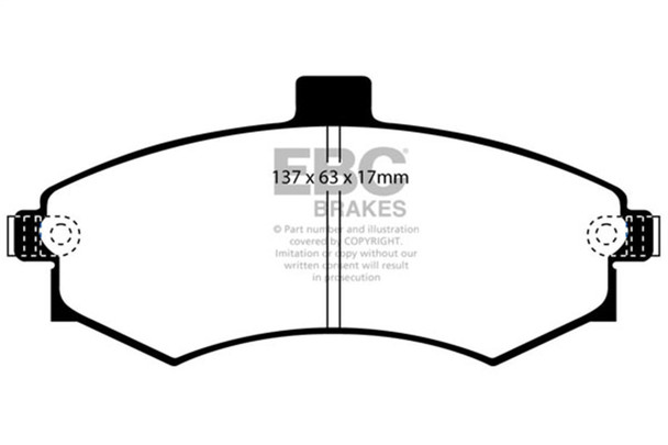 EBC DP41670R Yellowstuff Brake Pad Sets- DP41670R