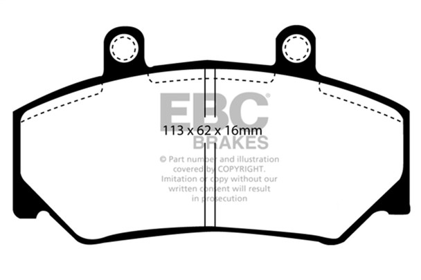 EBC Brakes DP3800C Redstuff Ceramic Low Dust Brake Pads Fits 91-97 940 960