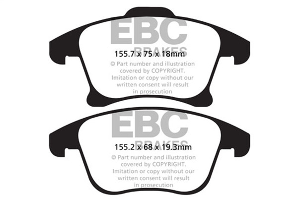 EBC DP22159 Greenstuff Brake Pad Sets- DP22159