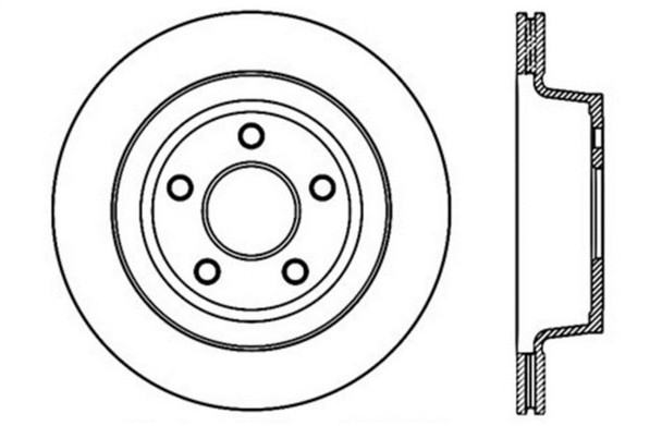 StopTech Slot & Drill Brake Rotors (Part# 127.62117R)