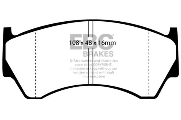 EBC DP41044R Yellowstuff Brake Pad Sets (DP41044R)