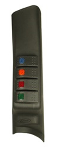 Daystar KJ71044BK A-Pillar Switch Pod Fits 07-10 Wrangler (JK)