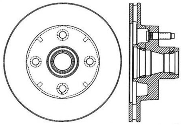 StopTech Drilled Sport Brake Rotors (Part# 128.61008L)