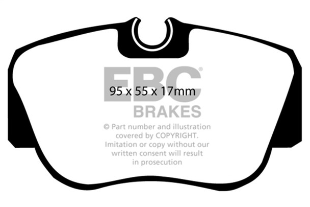 EBC Brakes DP2778 Greenstuff 2000 Series Sport Brake Pads Fits 84-93 190D 190E