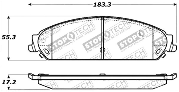StopTech Sport Brake Pads (Part# 309.1058)