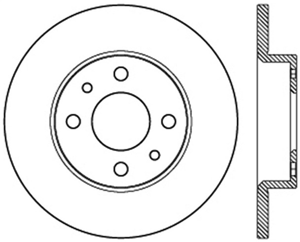 StopTech Slotted Sport Brake Rotors (Part# 126.04001SR)