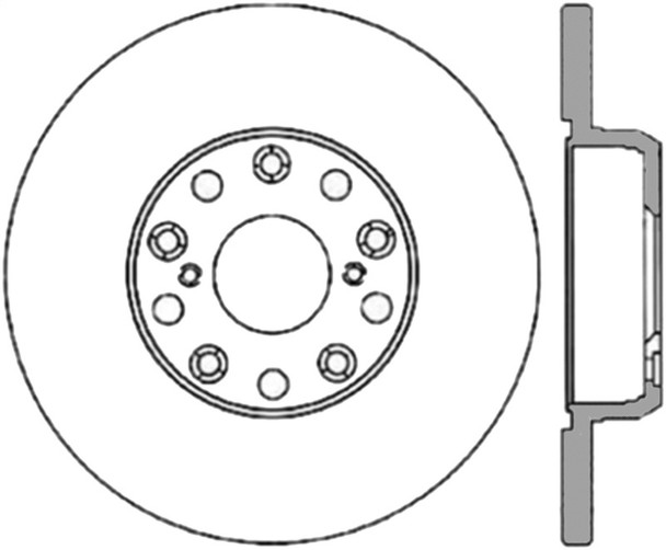 StopTech 126.44090CSR Sport Cryo-Treated Slotted Disc Brake Rotor