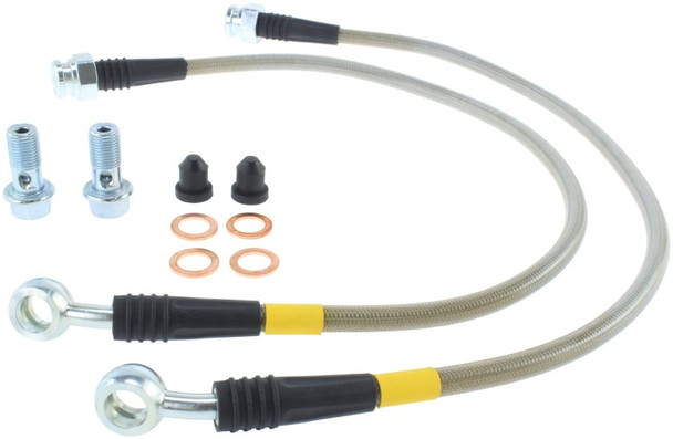StopTech 950.62500 Stainless Steel Braided Brake Hose Kit Fits 97-04 Corvette