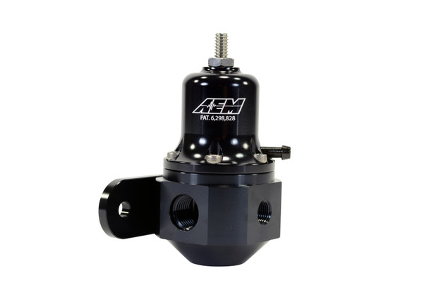 AEM High Capacity Universal Black Adjustable Fuel Pressure Regulator (25-305BK)