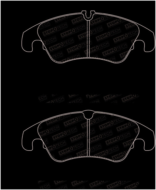 StopTech 308.13221 Street Disc Brake Pad Set Fits A6 A6 Quattro A7 Quattro Q5 S5