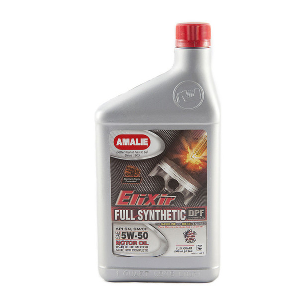 AMALIE Elixir Full Synthetic 5w50 Oil Case 12x1Qt (160-75716-56)