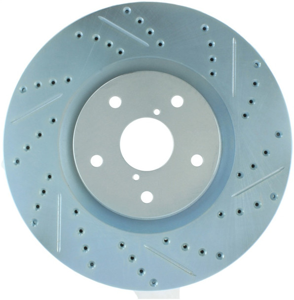 StopTech 227.47022L Select Sport Cross-Drilled And Slotted Disc Brake Rotor