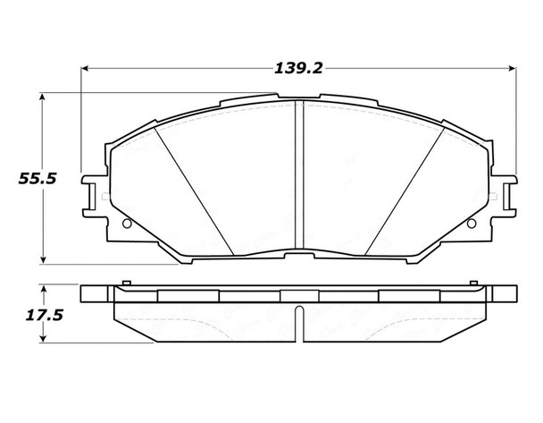 StopTech 308.12100 StopTech Street Brake Pads