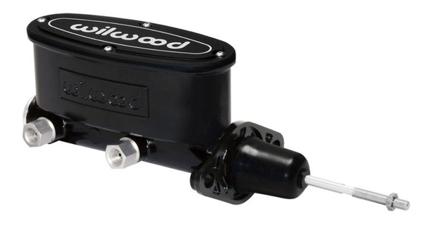 Wilwood High Volume Tandem Master Cylinder - 15/16in Bore Black-W/Pushrod (Part# 260-13375-BK)