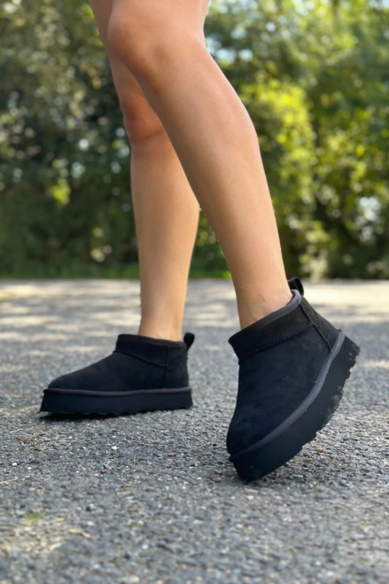 Black Mini Ankle Boot